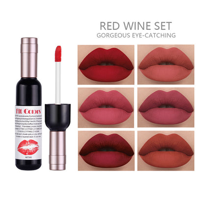 Uncork the Beauty: Fit Colors Red Wine Bottle Matte Lip Gloss