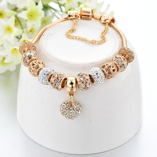 Trendy Charm: Hot Chain Bracelets with Crystal Accents - Elevate Your Style with This Fashionable Jewelry