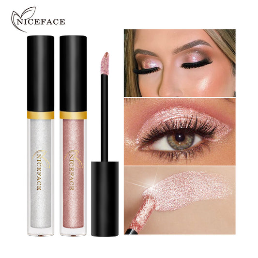 Unleash Your Inner Sparkle with NICEFACE Shiny Liquid Pearl Eye Shadow
