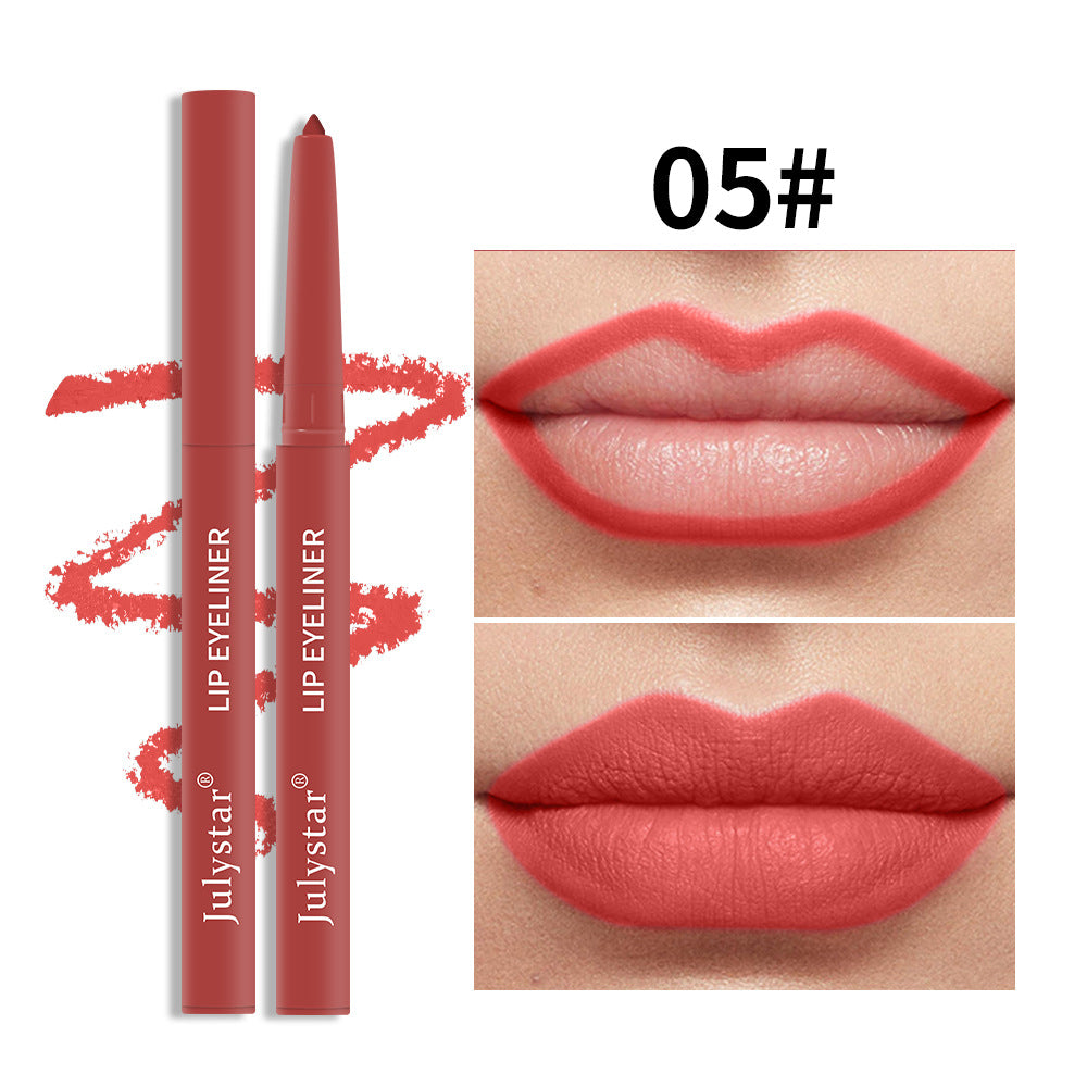 6 Color *Long lasting Waterproof Matte Lipstick Lipliner Set