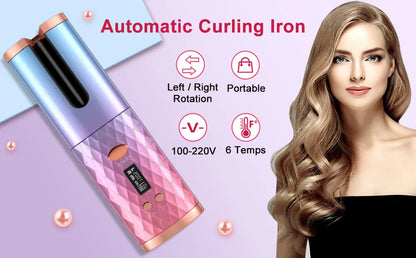 Portable Mini USB Charging Automatic Curling Iron (Intelligent)