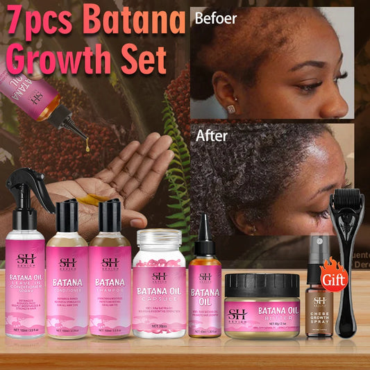 7PCS Hair Growth Set - Batana Oil Hair Growth Set