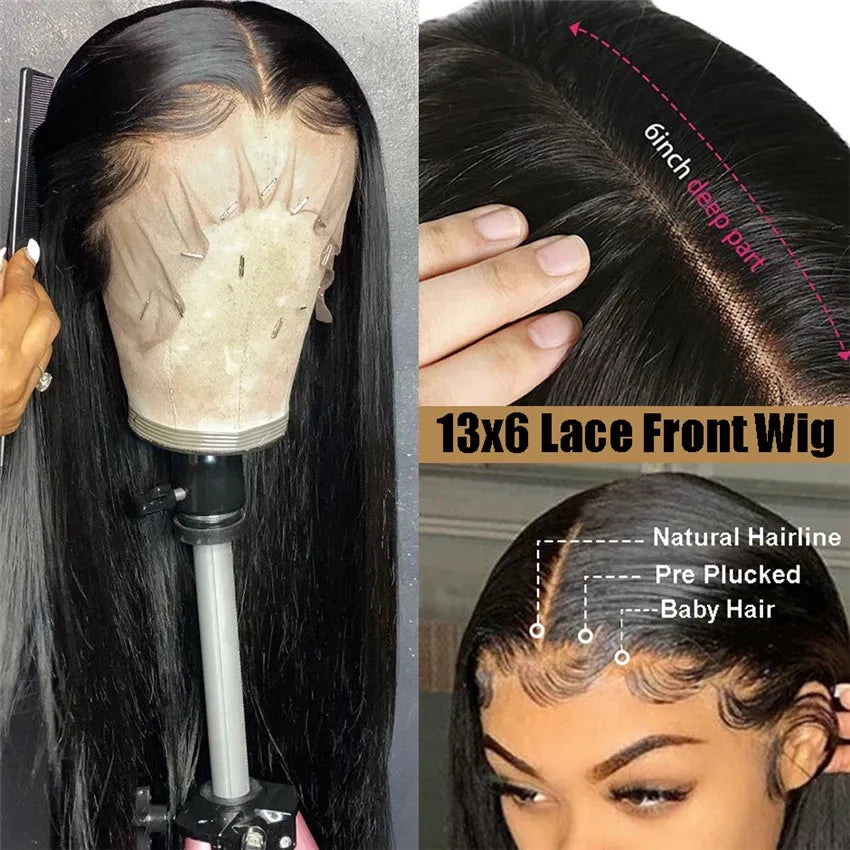 13x6 Indian Straight Wig